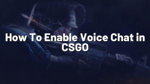 How To Enable Voice Chat in CSGO