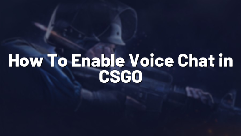 how to enable voice chat in demo csgo