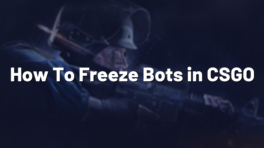 How To Freeze Bots in CSGO