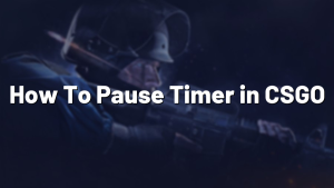 How To Pause Timer in CSGO